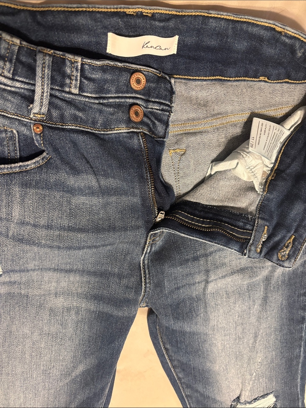 KanCan Light Blue Washed Flare Jeans